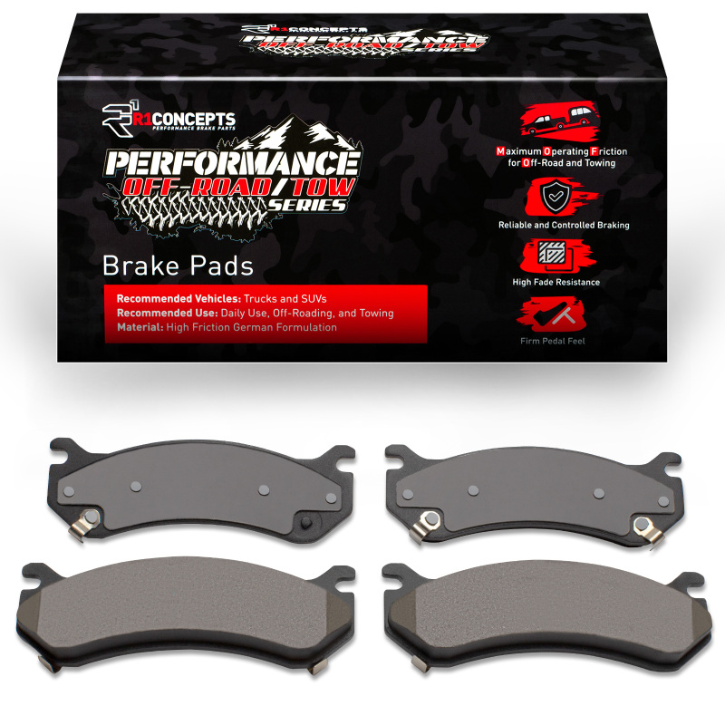 Hummer H2 Brake Pads - Rear - R1 Concepts - Off-Road/Tow - `99-`13